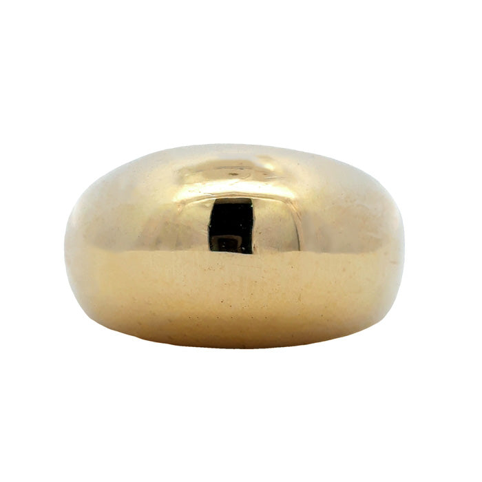 Estate Dome Top Ring in 14K Yellow Gold