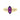 Estate Marquise Amethyst Ring with Channel Set Diamonds in 14K Yellow Gold
