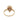 Estate Floral Opal Cluster Ring in 14K Yellow Gold