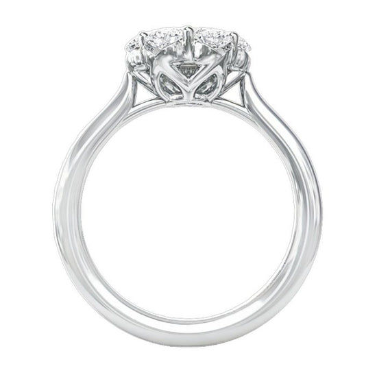 Fana Magnolia Diamond Ring in 14K White Gold