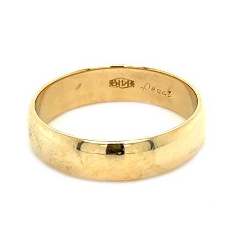 Estate 6mm Wedding Band in 14K Yellow Gold