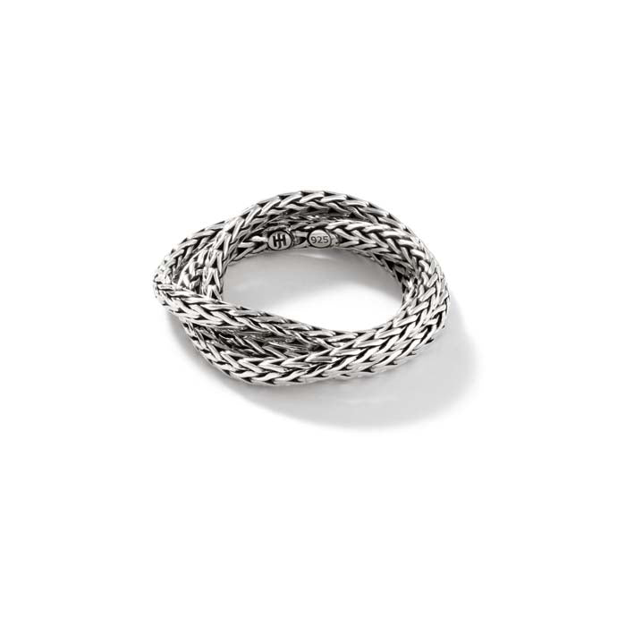 John Hardy Classic Chain Rolling Ring in Sterling Silver