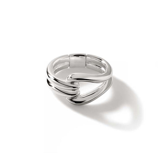 John Hardy Surf Link Ring in Sterling Silver