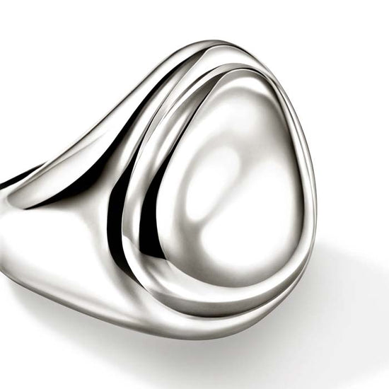 John Hardy Pebble Ring in Sterling Silver