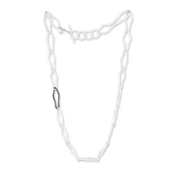 Lika Behar Single Oxi Link Chain Necklace in Sterling Silver