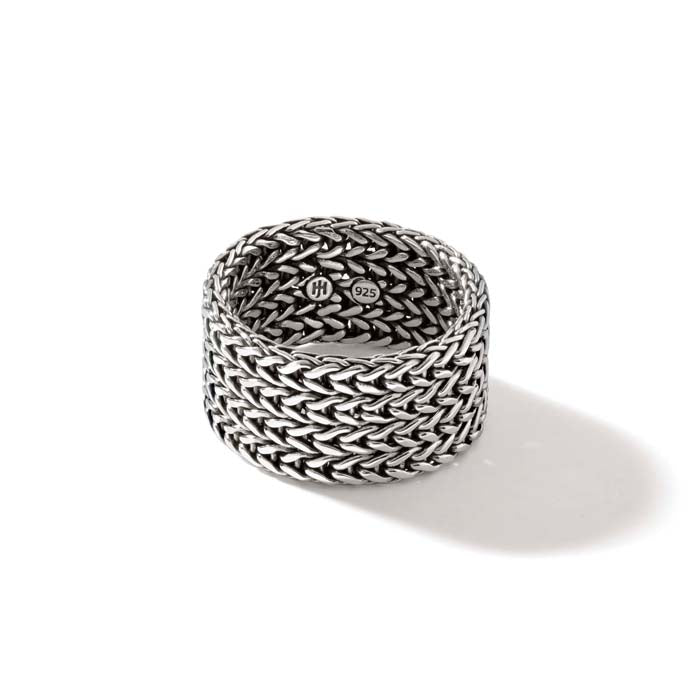 John Hardy Rata Chain Band Ring in Sterling Silver - Size 7