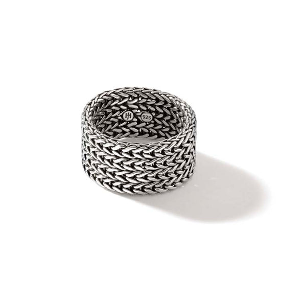 John Hardy Rata Chain Band Ring in Sterling Silver - Size 9