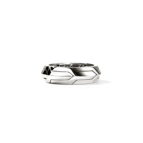 John Hardy 7MM Icon 50 Band Ring in Sterling Silver