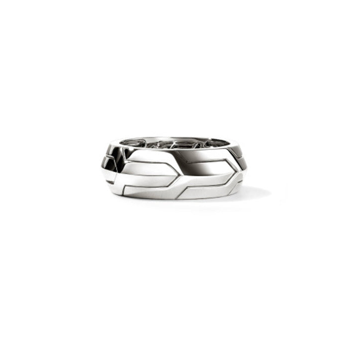 John Hardy 9MM Icon 50 Band Ring in Sterling Silver