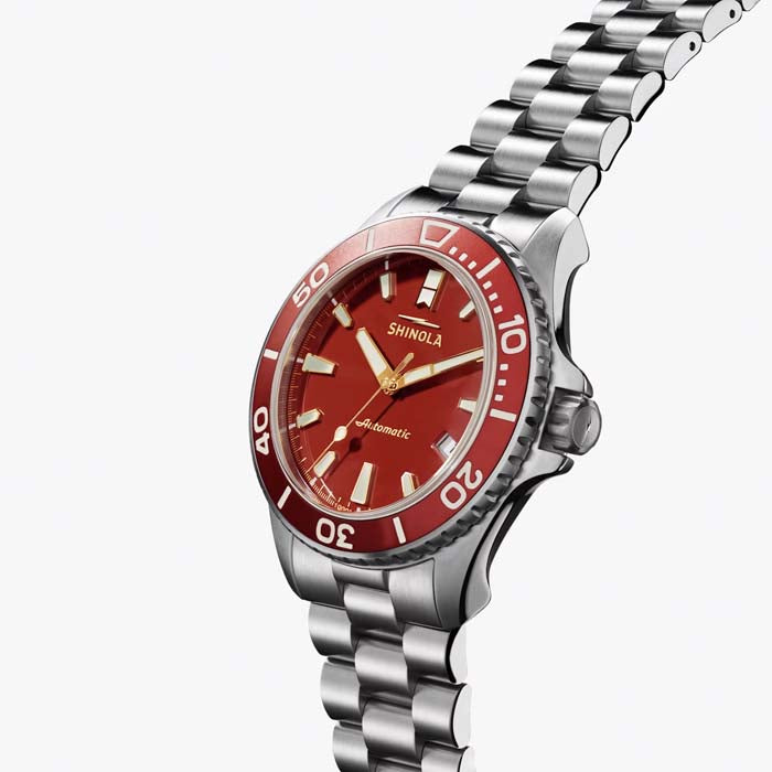 Shinola 43MM "The Lava Lake Monster" Automatic Watch in Titanium