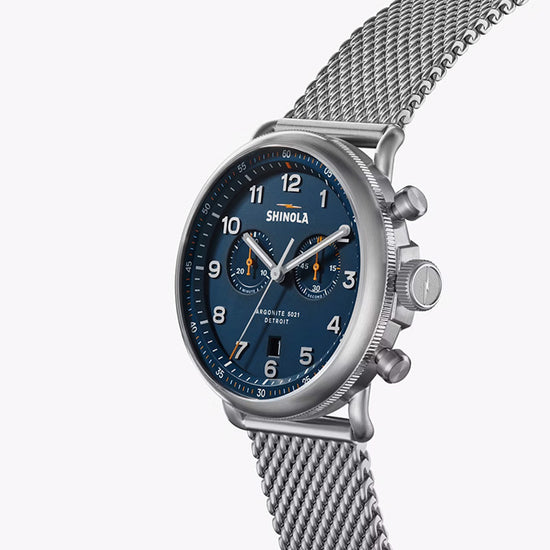 Shinola 43MM Canfield Chrono Model C56 in Stainless Steel