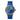 Shinola 41mm Blue "Detrola" Quartz Watch with Rubber Strap in Stainless Steel