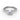 Fana Single Shared Prong Engagement Ring Semi-Mounting in 14K White Gold