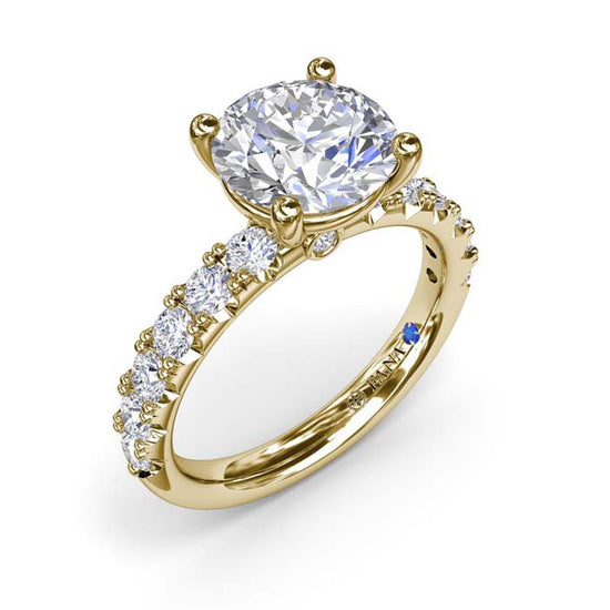 Fana Classic Solitaire Diamond Engagement Ring in 14K Yellow Gold