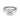Fana Hidden Halo Engagement Ring in 14K White Gold