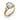 Fana 3-Stone Bezel Set Diamond Engagement Ring Semi-Mounting in 14K Yellow Gold