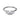 Fana Three-Stone Diamond Engagement Ring Semi-Mounting in 14K White Gold