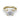 Fana Thin Milgrain Accent Diamond Engagement Ring Semi-Mounting in 14K Yellow Gold