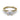 Fana Five Stone Delicate Round Diamond Engagement Ring Semi-Mounting in 14K Yellow Gold