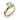 Fana Radiant Bezel Set Solitaire Engagement Ring Semi-Mounting in 14K Yellow Gold