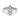 Fana 1.25CT Center Flush V-Shape Engagement Ring Semi-Mounting in 14K White Gold