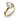 Fana Bezel Set Pear Diamond Engagement Ring Semi-Mounting in 14K Yellow Gold