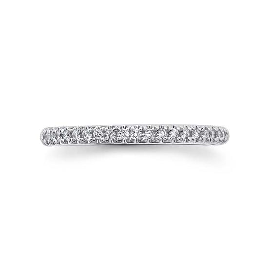 Shy Creation "Eternal Collection" .18CTW Diamond Band in 14K White Gold