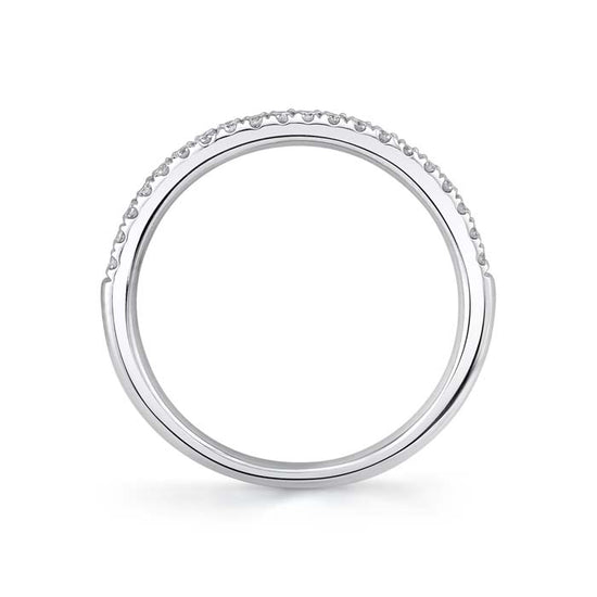 Shy Creation "Eternal Collection" .18CTW Diamond Band in 14K White Gold