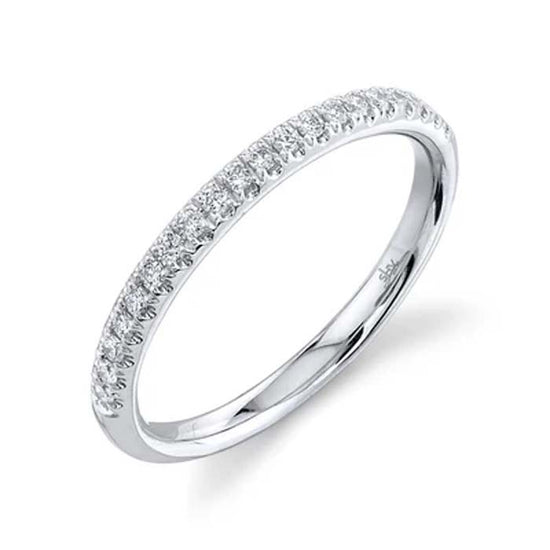 Shy Creation "Eternal Collection" .18CTW Diamond Band in 14K White Gold