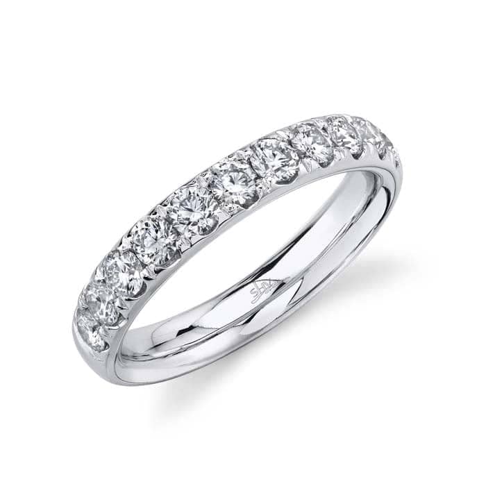 Shy Creation .90CTW Diamond Band in 14K White Gold