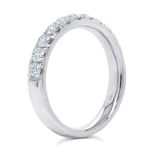 Shy Creation .90CTW Diamond Band in 14K White Gold