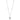 Shy Creation .61CTW Pear-Shaped Halo and Diamond by the Yard Necklace in 14K White Gold