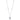 Shy Creation .61CTW Pear-Shaped Halo and Diamond by the Yard Necklace in 14K White Gold