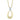 Shy Creation .03CTW “Kate Collection” Teardrop Shaped Pendant in 14K Yellow Gold