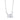Shy Creation "Colette Collection" Emerald and Pear Diamond Sparkle Chain Necklace in 14K White Gold