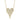 Shy Creation "Amor" Large Diamond Pavé Heart Pendant in 14K Yellow Gold