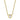 Shy Creation .20CTW Diamond Bezel Necklace in 14K Yellow Gold