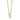 Shy Creation .20CTW Diamond Bezel Necklace in 14K Yellow Gold