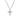 Shy Creation "Gia Collection" .25CTW Diamond Cross Necklace in 14K White Gold