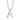 Shy Creation .09CTW Initial "A" Pavé Diamond Pendant in 14K White Gold