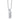 Shy Creation .14CTW Initial "M" Pavé Diamond Pendant in 14K White Gold