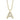 Shy Creation .09CTW Initial "A" Pavé Diamond Pendant in 14K Yellow Gold