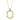 Shy Creation "Kate Collection" Diamond Pavé Oval Geo Cut Necklace in 14K White and Yellow Gold