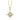 Shy Creation "Diana Collection" Diamond Star Crown Setting Pendant in 14K Yellow Gold