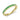 Shy Creation "Hailey Collection" Emerald Bezel Band in 14K Yellow Gold