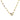 Shy Creation "Kate Collection" Pear Diamond Sparkle Chain Necklace in 14K Yellow Gold