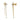 Shy Creation "Kate Collection" Diamond Pavé Star Sparkle Chain Earrings in 14K Yellow Gold