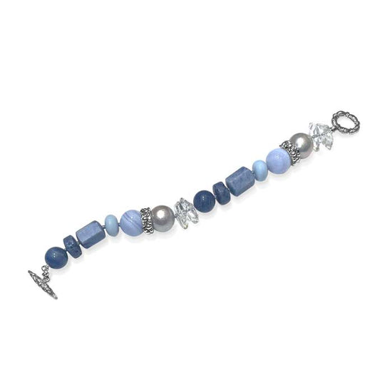 Stephen Dweck Terraquatic Multi-Gem Bracelet in Sterling Silver