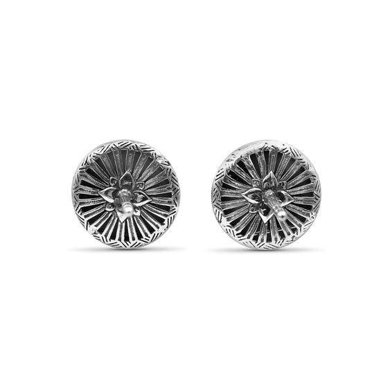 Stephen Dweck Black Onyx Garden of Stephen Stud Earrings in Sterling Silver