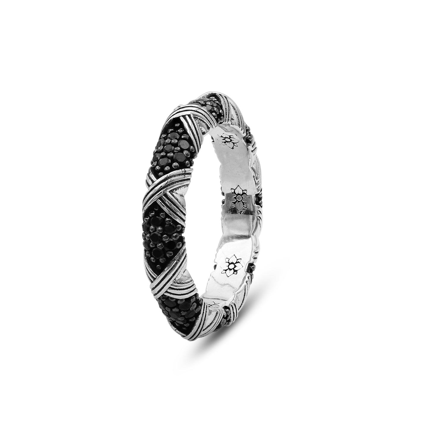 Stephen Dweck Black Onyx Garden of Stephen Ring in Sterling Silver